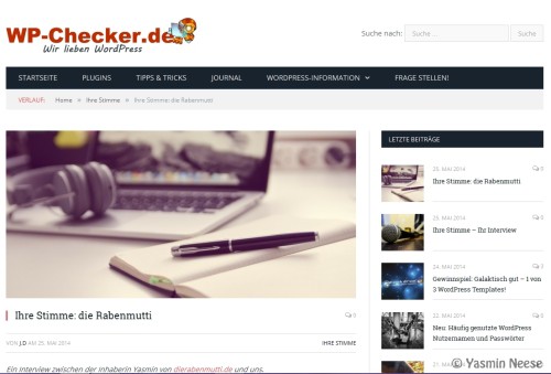 WP-Checker Homepage